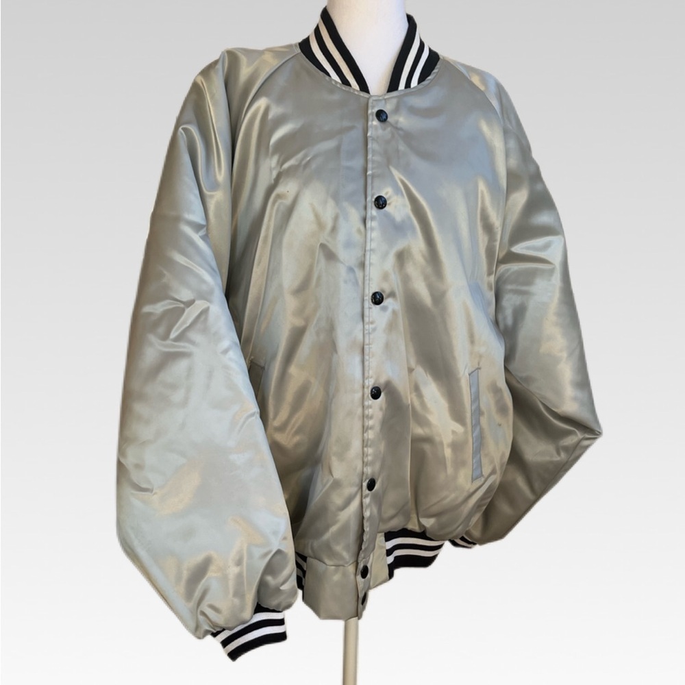 Stylish Silver Bomber Jacket for Men